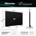 TV HISENSE 85%%%quot; 85U7Q UHD MINILED SMART TV 144HZ