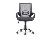 SILLA OFICINA EQUIP MESH OFFICE CHAIR DARK GREY