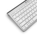 TECLADO SUBBLIM PURE COMPACT SILVER BT