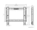 SOPORTE TV FIJO GENIUM GSPF43 45KG 13-43