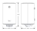 TERMO MIDEA TE03080 LUME CYLINDER 80L CLASE C