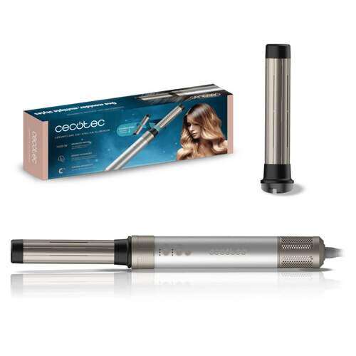 Moldeador Cecotec Bamba CeramicCare 2 en 1 Airglam Aluminum