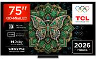 TV TCL 75%%%quot; 75C6K PRO UHD MINILED GOOGLETV 144HZ