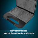 SANDWICH. CECOTEC ROCK%%%#39;NTOAST 800W 2SAND INOX 2953