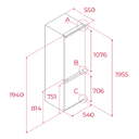FRICOM. TEKA RBF78385FI 194x60 NF INT