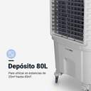 CLIMATIZADOR EVAP. U.BLUE TULUM 7080 80L 6000M3/H