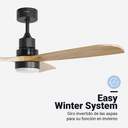 VENTILADOR TECHO U.BLUE ALM 4056 3A 142CM LED DC