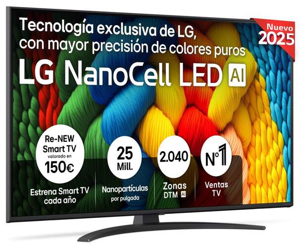 TV LG 50" DLED 50NANO81A6A