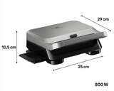 GRILL BRAUN SM5006 INOX 800W PLACAS INTER. 27X13CM