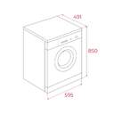 LVD. TEKA WMK40840 8K 1400R DSP BCO 113910018