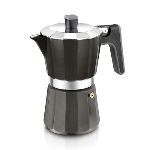 Cafetera Italiana Bra Perfecta Black 9 Tazas