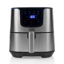FREIDORA AIRE PRINCESS 182060(PR) 5,5L 1700W PLATA