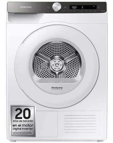 Secadora Bomba de calor Samsung DV80T5220TTS3