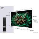 TV TCL 98%%%quot; 98C7K UHD MINILED GOOGLETV 144HZ B%%%amp;O