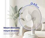 VENTILADOR SOBREMESA ARTICA AVS45W16B 45W 40CM BCO