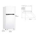 FRI. LG GTBV22SWGKD 145x55 2P NF BLANCO