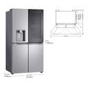 FRI. LG GMG960MBEE 180x92 INOX INSTAVIEW DISP 4P