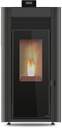 ESTUFA A PELLET RED POD FIRST 12KW BLACK (CANALIZA