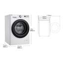 LVD. LG F4WR5011A6F 11K 1400R BCA STEAM