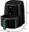 FREIDORA AIRE JATA JEFR1226 4L DIGITAL NEGRA