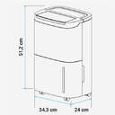 DESHUMI U.BLUE GRAZALEMA 3020 20L/D 5L FILT.CABNO