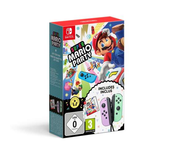 Super Mario Party + Par de Joy-Cons Verde/Morado