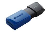 MEMORIA USB KINGSTON 64GB RETRACTIL NEGRO/AZUL
