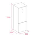 FRICOM. TEKA RBF44630BK 188x60 NF DSP NEGRO