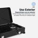 HORNILLOS U.BLUE 7009 2F NEGRA C/TAPA