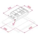 ENCIM. TEKA CRISTAL GAS GZC32300XBA 2F 112570196