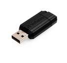 MEMORIA USB 2.0 VERBATIM PINSTRIPE 32 GB NEGRO