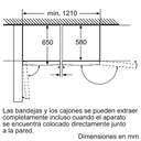 CONG.VER BALAY 3GFE564ME 186x60 242L NF INOX MATE