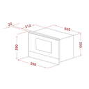 MICR. TEKA NEO MS6220BISL 22L GRILL 1200W INT INOX