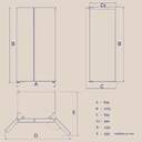 FRI. ARTICA AFEA17783F460I 177X84 NF SILVER