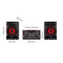CADENA LG CK43N 300W BLUETOOTH 2XUSB PARTY LINK