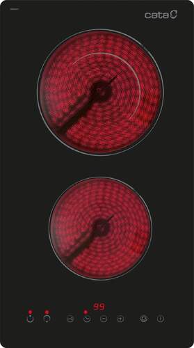 Placa Vitrocerámica Cata TD3002BK