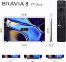 TV SONY 77%%%quot; K77XR80 UHD OLED GOOGLETV 120HZ