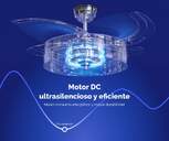 VENTILADOR TECHO RET ARTICA AVTECHR72BM BCO MD 72W