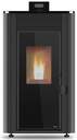 ESTUFA A PELLET RED POD FIRST 8KW BLACK