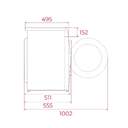 LVD. TEKA WMK40940W 9K 1400R STEAM
