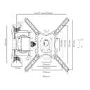 SOPORTE TV DCU 70100010 FULL MOTION ORIENTA 17-55%%%quot;