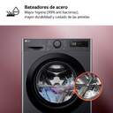 LVD. LG F4WR5009A6M 9K 1400R INOX GRAFITO STEAM