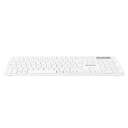 TECLADO PHOENIX K300 BLUETOOTH DUAL BLANCO