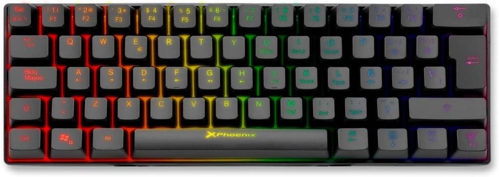 Teclado Gaming Phoenix Mirage Negro