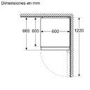 Frigorífico Combi Balay 3KFD855NI FRICOM. BALAY 3KFD855NI 203x60 368L NF CRISTAL NEG