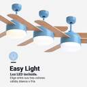 VENTILADOR TECHO U.BLUE VENTO6048BL DC 122CM WIFI