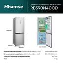 FRICOM. HISENSE RB390N4CCD 186x60 INOX DSP