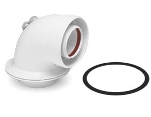 Accesorio Cointra Curva Coaxial 90&ordm; Para Caldera
