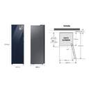 CONG.VER SAMSUNG RZ32A748541/ES 185x60 323L AZUL