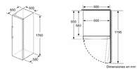 CONG.VER BOSCH GSN33VWEP NF 176x60 225L BCO
